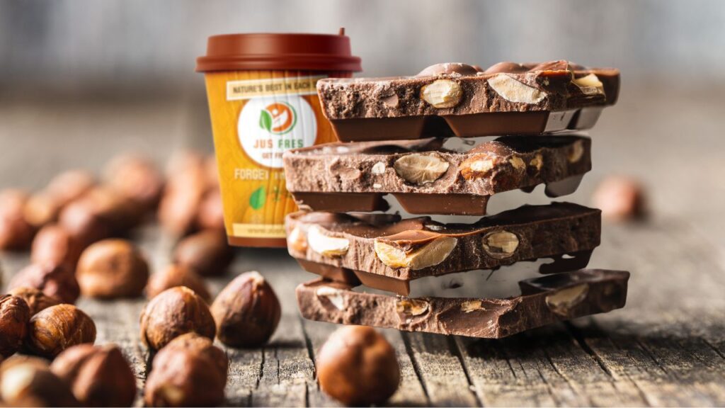 Almonds and Dark Chocolate