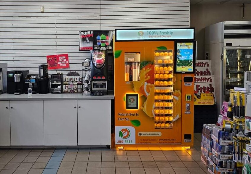 Jusfres vending machine